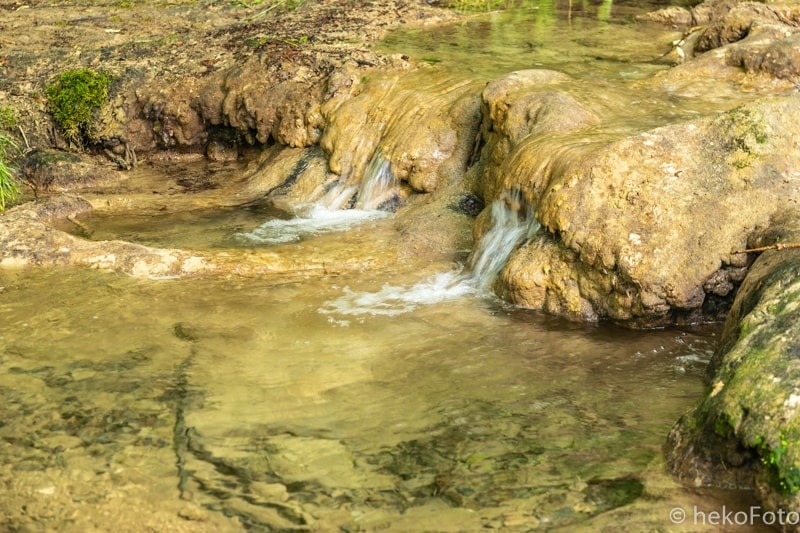 Abfluss vom Uracher Wasserfall