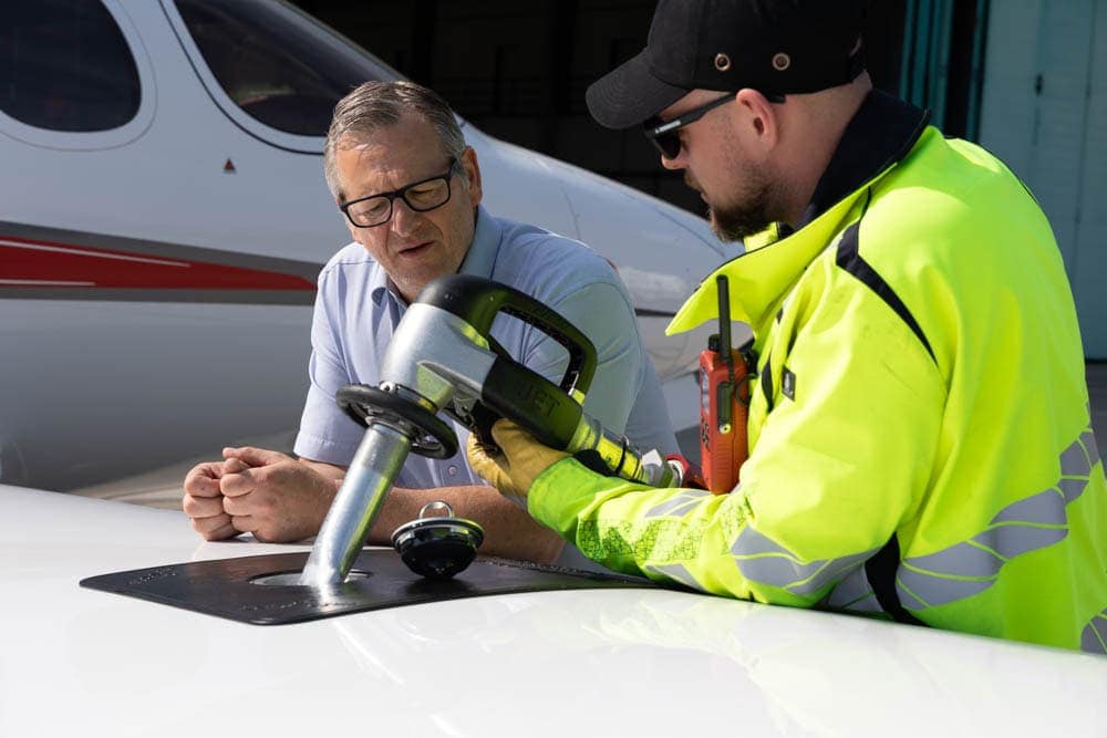 Flug für die Sicherheit